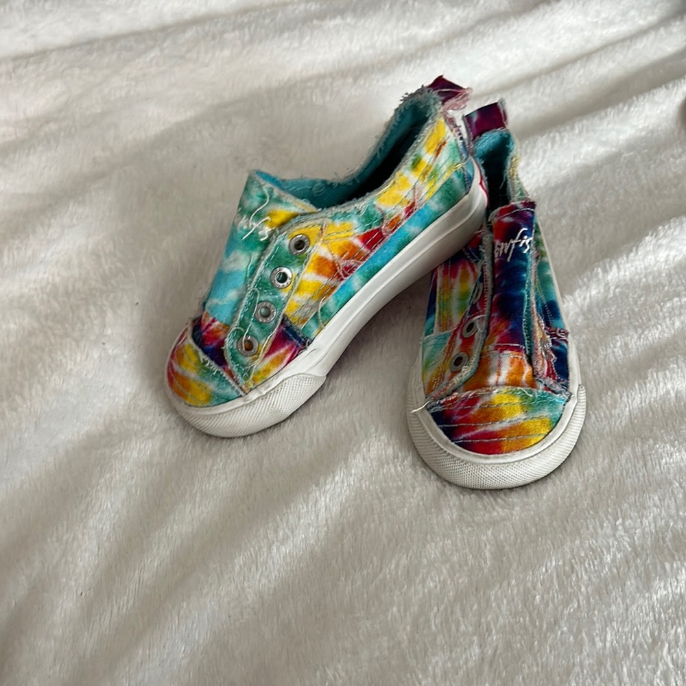 Toddler Blowfish Velcro Tie-Dye Sneakers